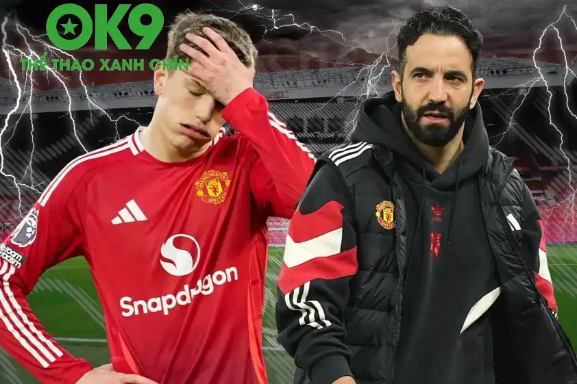 Tương lai của Garnacho tại MU đang mù mịt hơn bao giờ hết. Ảnh: The Sun